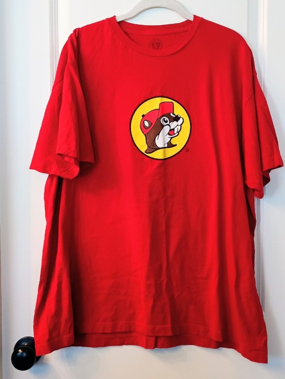Buc-ee's Beaver Logo Graphic T-Shirt Red 2XL Short Sleeve 100% Cotton